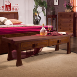 汉唐林韵 现代中式实木床尾凳 简约卧室家具床边椅换鞋凳A10