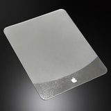 苹果 apple 时尚礼品 透明磨砂防水印软玻璃鼠标垫 MousePad 原版