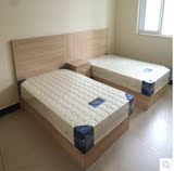 南京宾馆家具厂家定做宾馆床宿舍床单位单人床酒店板式床特价直销