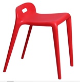 创意椅子时尚简约餐椅塑料椅马椅凳子休闲咖啡厅椅 4张以上包邮