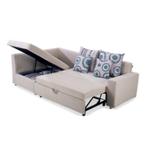 多功能储物转角组合布艺沙发床宜家小户型可拆洗双人折叠沙发