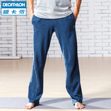 迪卡侬 运动裤 春季男士薄款棉宽松直筒健身运动长裤 DOMYOS MA