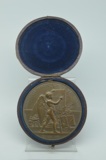 法国新艺术大铜章_蒙彼利埃大学建校700周年纪念铜章A.Dubois原盒