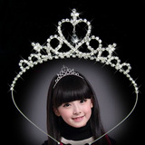 特价促销儿童女插梳发梳闪亮水晶钻发卡发箍公主表演皇冠饰品包邮