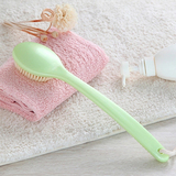 日本FaSoLa搓澡巾洗浴用品搓背擦背刷弯曲长柄沐浴刷洗澡刷