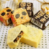 日本代购进口食品松尾黑白熊猫芝麻年糕糯米糍零食生巧夹心巧克力