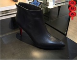 专柜代购正品思加图2015年秋新款细跟高跟尖头女靴女短靴9VU06