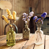 浮雕玻璃小花瓶 复古拍照摄影道具 水培插花花器 拍摄背景布道具