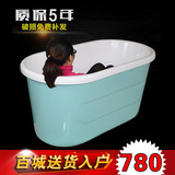 浴缸亚克力独立式小浴缸浴盆泡澡桶0.9-1.4米D003款双层保温浴缸