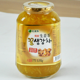 比亚乐蜂蜜生姜茶 韩国原装进口蜜炼生姜茶果酱1150g*罐 正品包邮