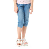 安奈儿童装夏季新款专柜正品女童纯棉牛仔七分裤 AG426494