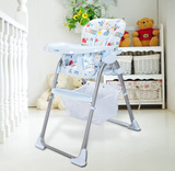 出口欧洲可节餐椅批发便携式折叠儿童餐桌宝宝吃饭椅BB餐椅