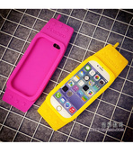 新款Moschino大哥大手机壳 iphone6 plus硅胶保护套 苹果5/5S软壳