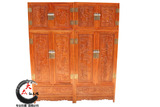 中式仿古典实木家具 红木顶箱柜 非洲黄花梨百子衣柜衣橱大众红木