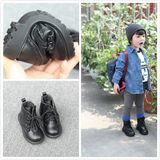 2015秋款冬款韩版男女小童靴子幼儿童宝宝马丁靴棉鞋软底短靴皮鞋
