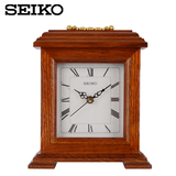 新品SEIKO日本精工中式客厅台钟  高档古典豪华实木石英钟座钟