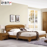 简约中式1.5现代中式床 1.8米双人床气动储物高箱大床家具