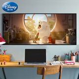 墙蛙迪士尼超能陆战队大白电影海报儿童房装饰画卡通客厅卧室墙画
