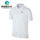 耐克高尔夫服装 男士 NIKEGOLF高尔夫球短袖T恤 白色POLO针织衫