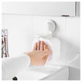 【TOP宜家代购】斯图维克 洗手液瓶带吸盘 皂液器 白色 IKEA正品