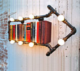 水管壁灯个性创意复古工业要铁艺loft北欧装饰咖啡厅酒吧书房灯具