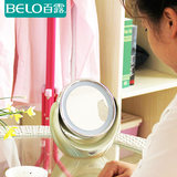 BELO/百露化妆镜台式带LED灯镜简约大号双面梳妆镜浴室镜桌面镜
