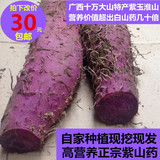 广西特产新鲜紫色山药自家种植直销 有机野生山药紫玉淮山5斤装