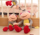 爱冒险的朵拉毛绒玩具公仔布茨Boots猴子玩偶抱枕儿童生日礼物