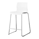 正品宜家家居代购 格伦 餐椅 工作椅 吧台椅, 2色可选, 镀铬