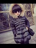 韩国3岁童装冬装新款4女童宝宝儿童5宫廷款6超长款棉服7棉袄8外套