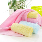 高阳纯棉毛巾厂竹纤维儿童毛巾婴童用品促销