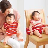 宝宝便携式餐椅固定带儿童外出就餐腰带吃饭围兜婴幼绑带背带加长