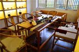 现代实木家具新中式古典沙发简约正方形茶几客厅镂空茶桌组合定制