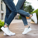 夏季新款2016休闲鞋子男女款运动鞋透气韩版潮白色平底女士滑板鞋