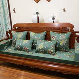 中式刺绣花红木沙发坐垫罗汉床仿古实木家具圈椅加厚海绵座定制套