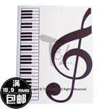 台湾进口40插页袋文件夹 A4钢琴谱乐谱册 演奏合唱团音904782659