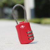 出国留学海关密码锁拉杆箱锁防盗挂锁行李箱包锁健身房门锁TSA锁
