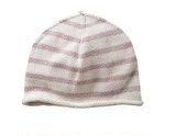 加拿大正品代购gap新生儿婴儿女宝宝毛线条纹秋冬帽子0~3个月