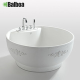 巴博 1.38米 精工人造石浴缸 简约独立浴缸 9950