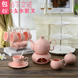 英式下午茶具组合 骨瓷欧式咖啡杯具套装 高档陶瓷茶壶茶杯 送礼