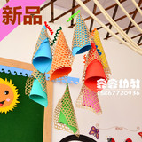 幼儿园竹编竹网盘垫环境布置创意设计区角装饰美术室手工编织材料