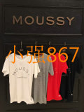 国内专柜正品代购moussy 2016春夏款休字母T恤上衣0109AQ90-5950
