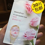 现货 韩国innisfree悦诗风吟天然植物真萃玫瑰花面膜贴 保湿美白