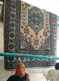 地毯 阗羊地毯 新疆 和田 纯毛 手工 伊斯兰 阿拉伯风格 民族特色
