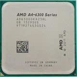 AMD A4 6300 双核散片cpu FM2接口 3.7G主频 65w功耗 A4 5300 AMD