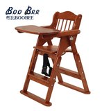 布比婴儿餐椅宝宝餐桌椅幼儿童餐椅实木多功能可折叠座椅宝宝椅子