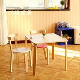 用环保无甲醛时尚儿童写字桌椅组合实木幼儿园小饭桌方桌圆桌家