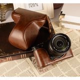 富士X-A2/A1 X-M1专用相机包皮套富士XA2 XM1 XA1微单摄影包皮包