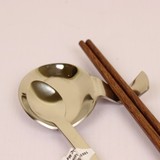 外贸加厚不锈钢筷子托勺子托 托匙 桌面筷子托架 双用调羹架 筷托