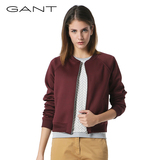 GANT/甘特早春新品 女士立领短款休闲纯色夹克短外套 400610